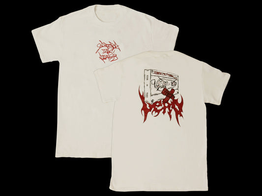 speak up - men's white tee