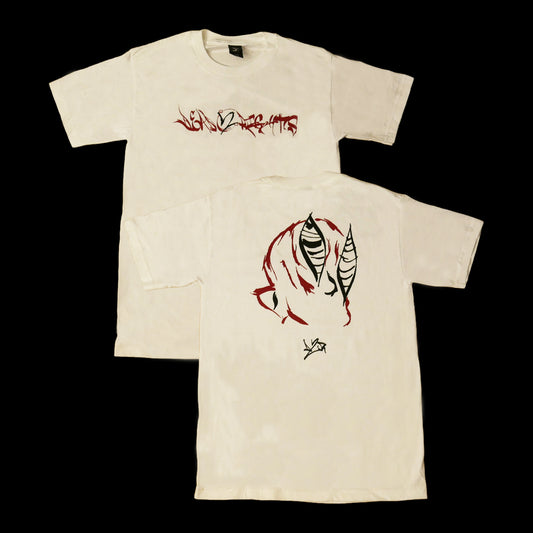 cream alien tee