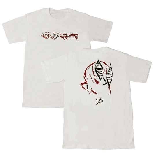 White alien tee